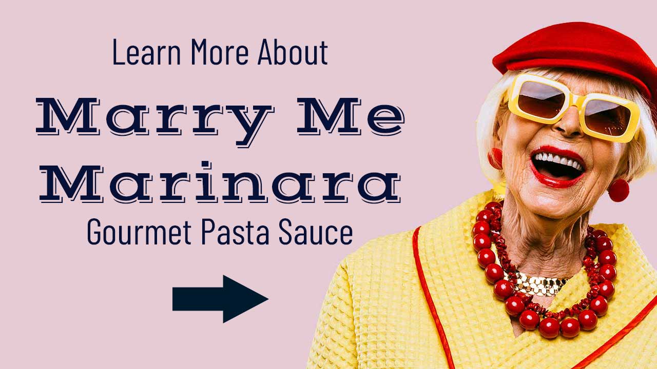 Marry Me Marinara Gourmet Pasta Sauce - Click to play video